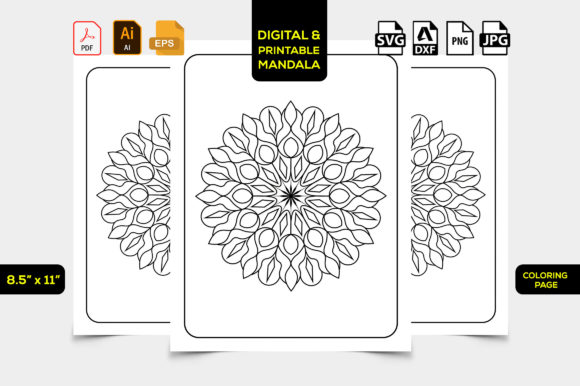 Download KDP Mandala Interior Coloring Pages Kids - Mandala interior Collection