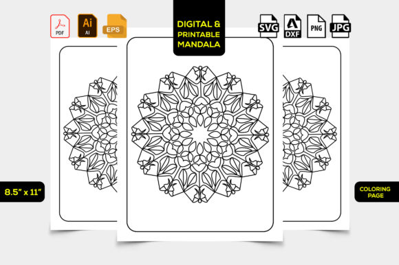 Download KDP Mandala Interior Coloring Pages Kids - Mandala interior Collection