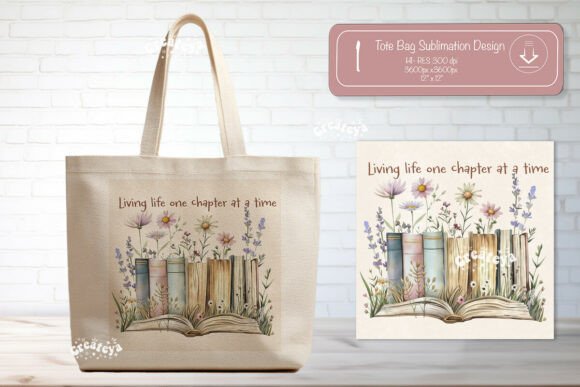 Download Book Lover Quote Tote Bag Sublimation - Premium Bundle