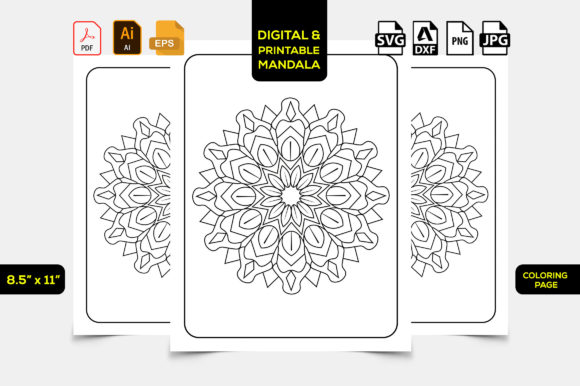 Download KDP Mandala Interior Coloring Pages Kids - Mandala interior Collection