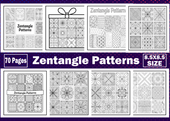 Download Zentangle Patterns Adults Coloring Book - Patterns Collection