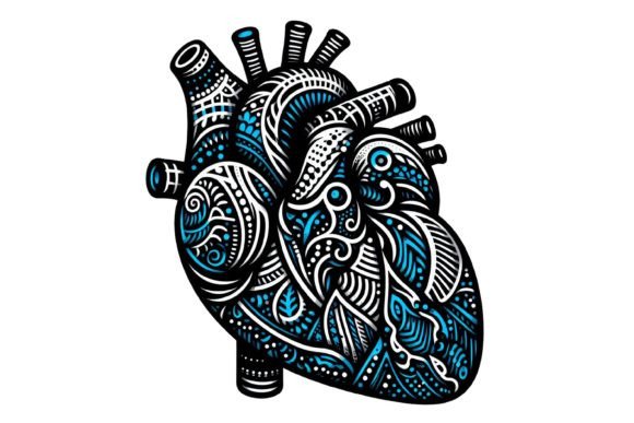 Download Human Heart Intricate Patterns Clipart - Patterns Collection