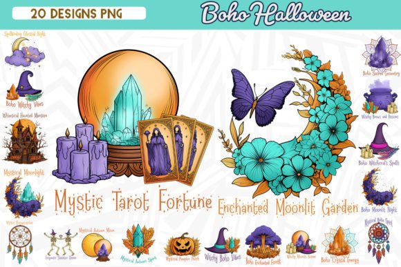 Download Boho Halloween Sublimation Bundle - Sublimation Collection